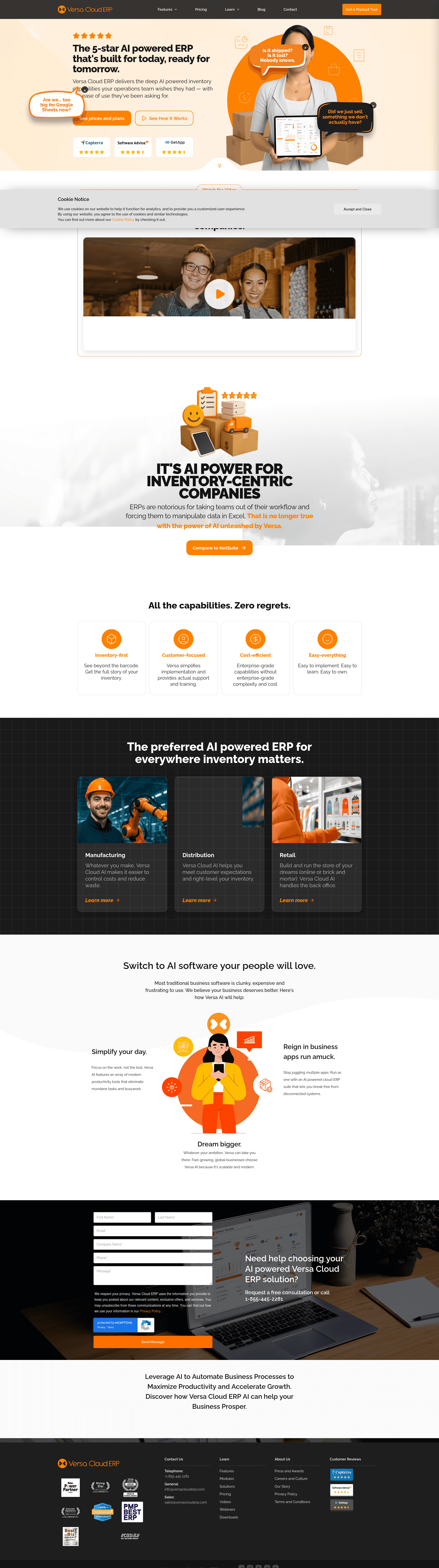 Versa Cloud ERP